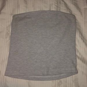grey tube top